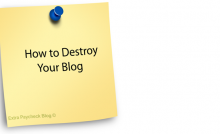 How I ruined my Blog