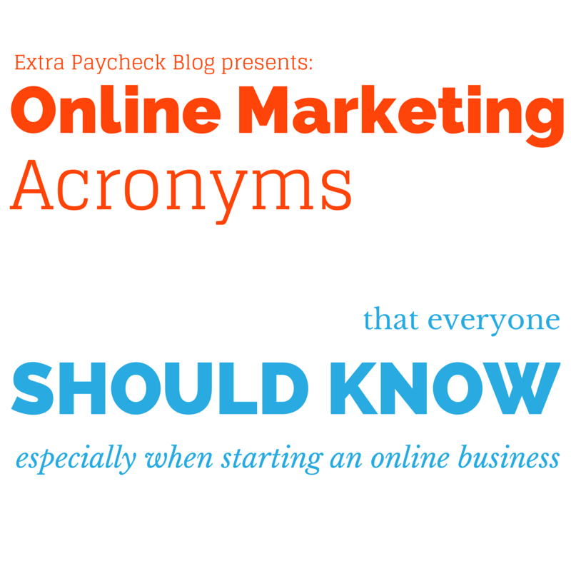Online Marketing Acronyms