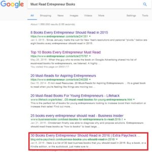how to rank google first page
