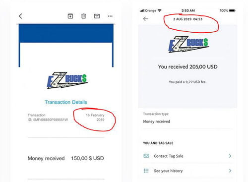 EZBucks fake earnings